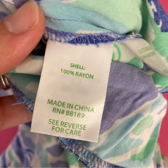 Lilly Pulitzer | Emiko Nice Ink Strapless Jumpsuit XS - Picture 5 of 6